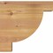 Ekena Millwork Alpine Smooth Rafter Tail, Western Red Cedar, 3 1/2"W x 12"H x 12"L RFT04X12X12ALP00SWR - alternate 4